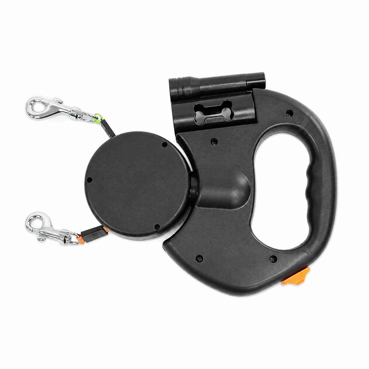 Leashi Duo™ – 2-in-1 Tangle-Free Retractable Dog Leash