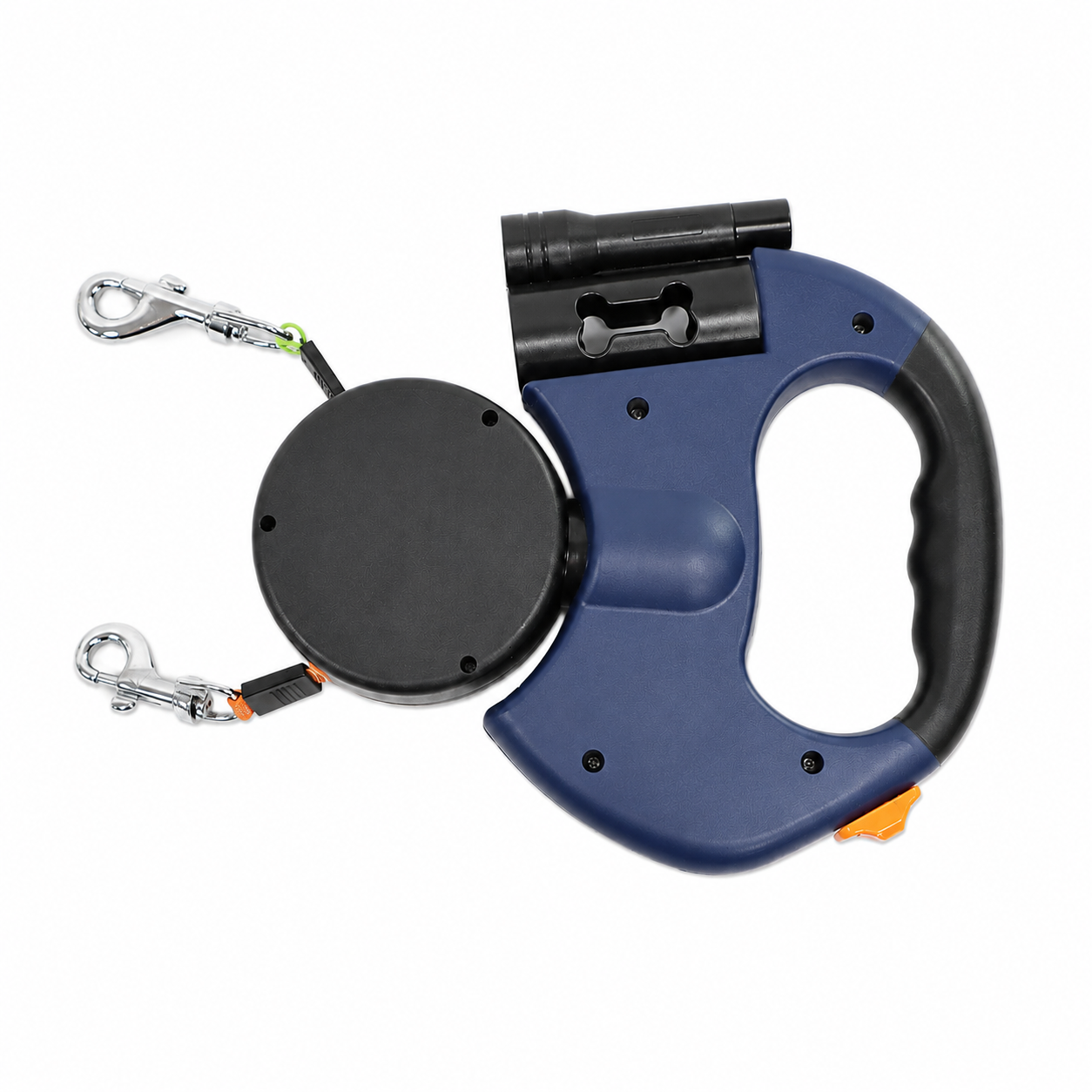 Leashi Duo™ – 2-in-1 Tangle-Free Retractable Dog Leash